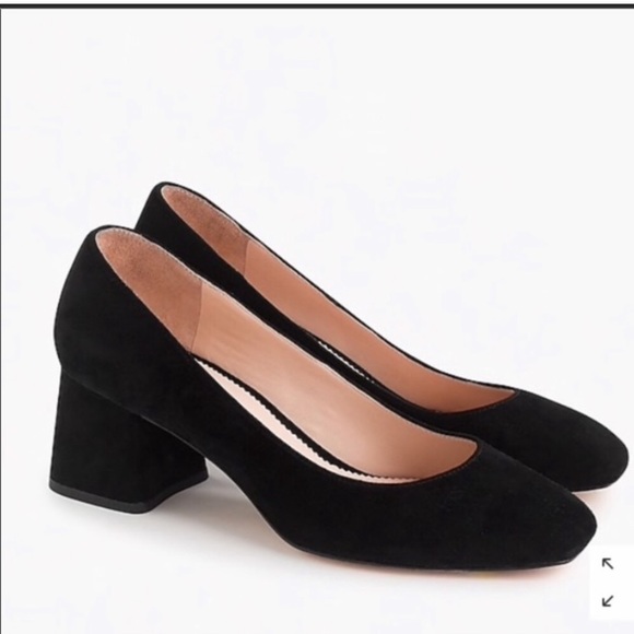 J. Crew Shoes - NWOT J.Crew Celia Suede Square Toe Pumps in Velvet
